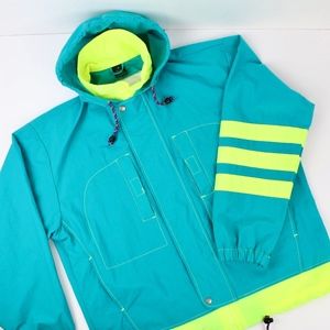 Vtg Boat Works Windbreaker Jacket Medium